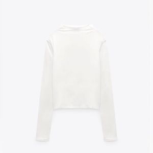 NWT- Zara- Mock Neck Tissue Turtle Neck Top- Size S